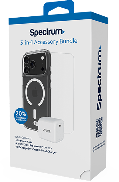 Spectrum 3-in-1 Accessory Bundle for iPhone 17 Pro in Black